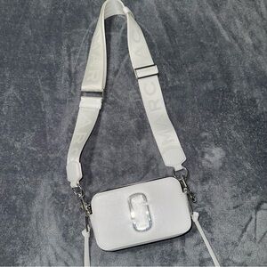 Marc Jacobs White snapshot bag